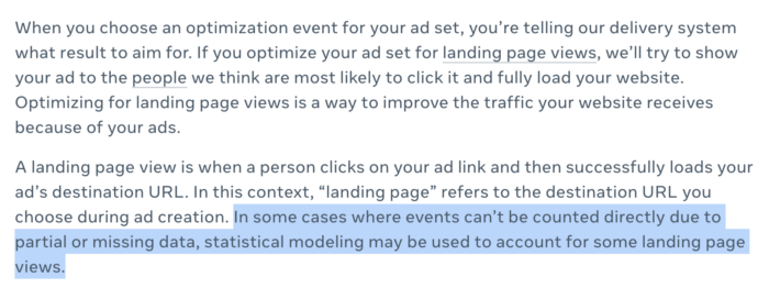 Landing Page Views Modeling